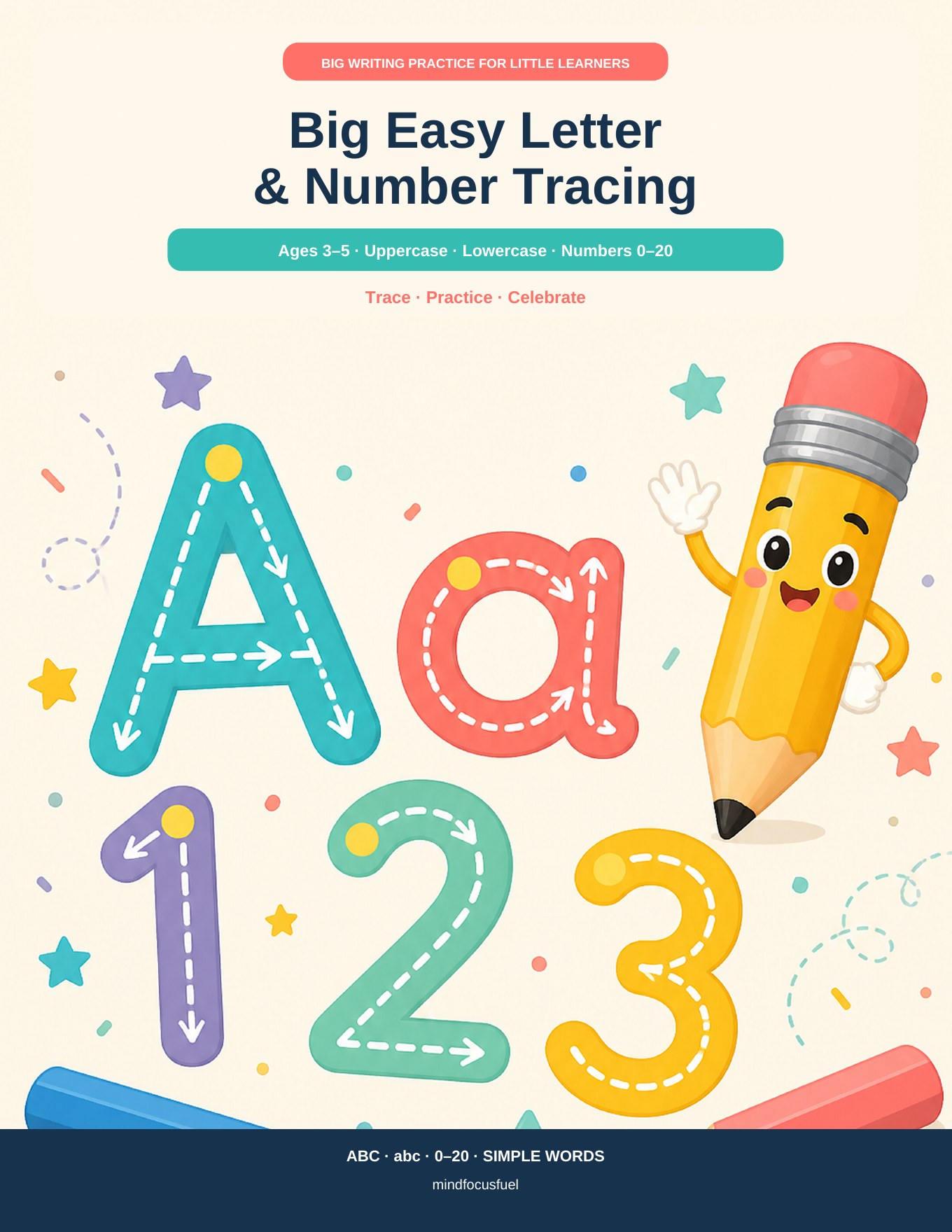 Cover of Big Easy Letter & Number Tracing